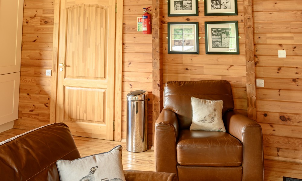 Accommodation - Luxury Lodges with Hot Tubs - 1 bedroom lodges living area