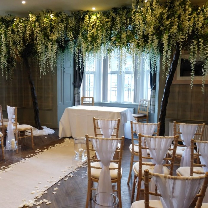 Ceremony in our Loch Wharral Suite - perfect for up to 50 guests