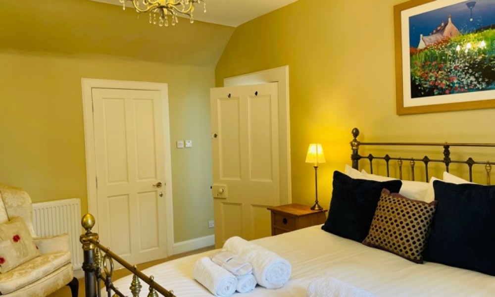 Accommodation The Old Manse Luxury 5 bedroom house with hot tub Master bedroom 1 alt view