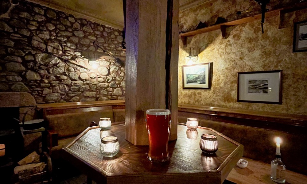 Climbers Bar selling real ale