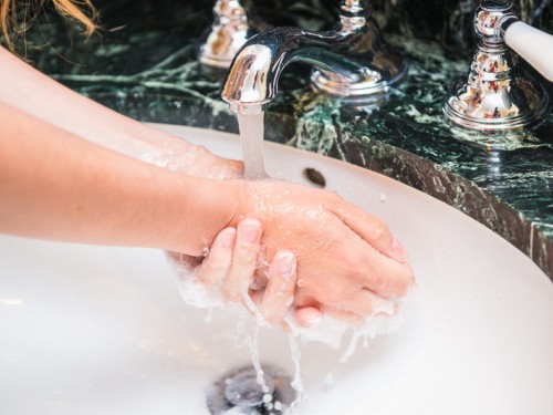 Canva Washing Hands with Soap