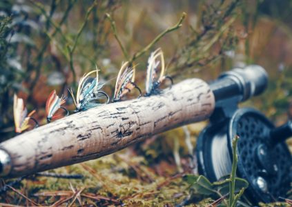 Classic flies for salmon fishing
