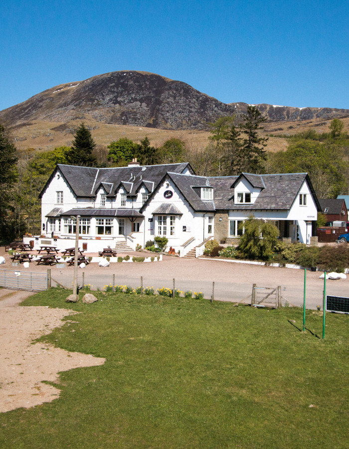 Exterior view of Glen Clova Hotel