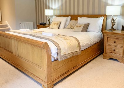 Hotel bedroom at Glen Clova