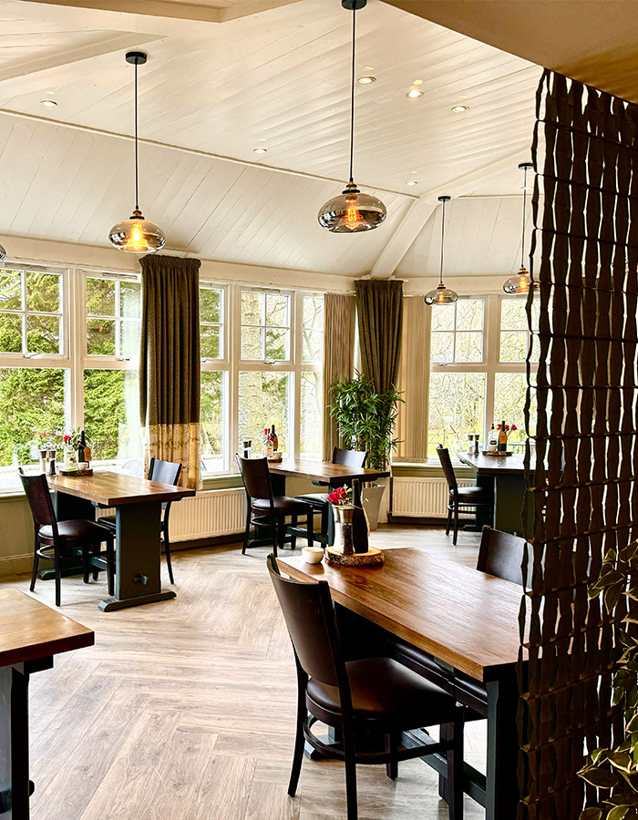 The Glen Logie Restaurant at Glen Clova Hotel and Lodges in Scotland