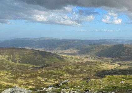 Hiking in the Corrie Fee Nature Reserve, Scotland